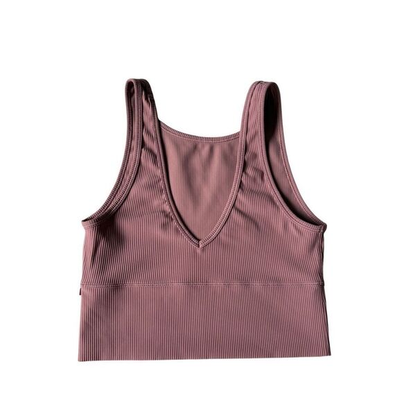 Lululemon Power Pivot Tank Everlux SIZE 6 Dusty Rose Pink Athletic - Picture 2 of 5